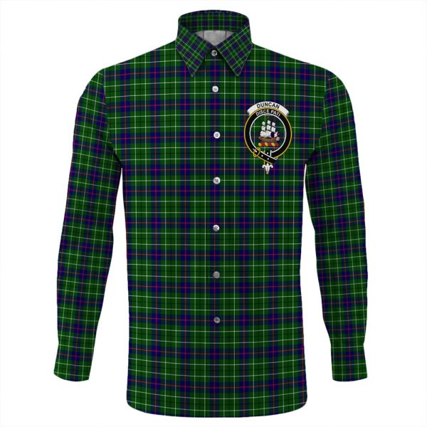 Duncan Modern Tartan Long Sleeve Button Shirt Discount
