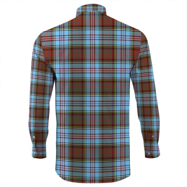 Anderson Ancient Tartan Long Sleeve Button Shirt For Cheap - Image 2
