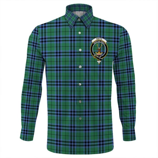 Keith Ancient Tartan Long Sleeve Button Shirt Online Sale