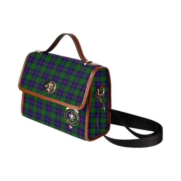 Shaw (or Schaw) of Sauchie Tartan Canvas Bag Online now - Image 4