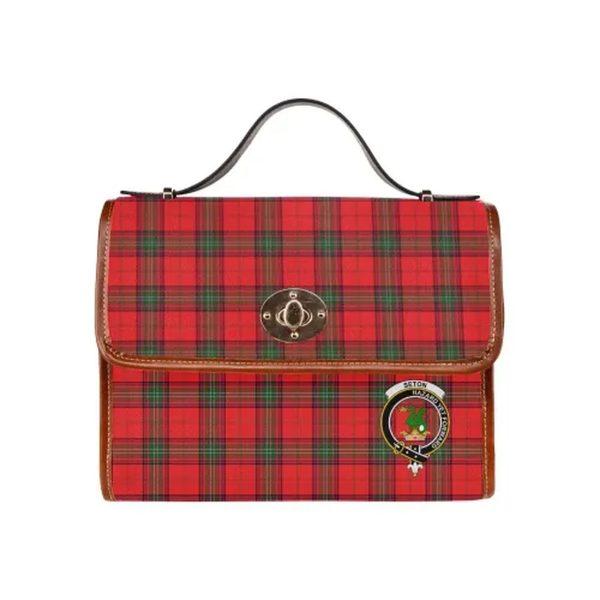 Seton Tartan Canvas Bag For Cheap