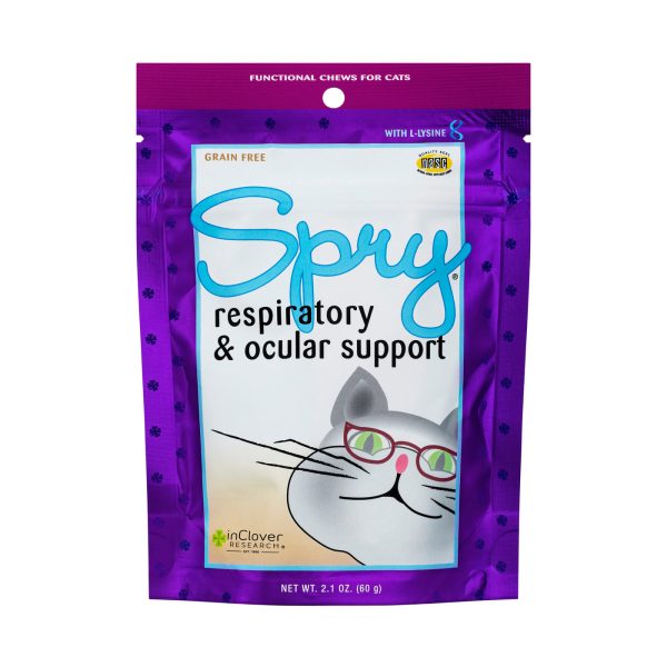 InClover Spry Respiratory & Ocular Support Soft Chews Supplement for Cats Hot on Sale