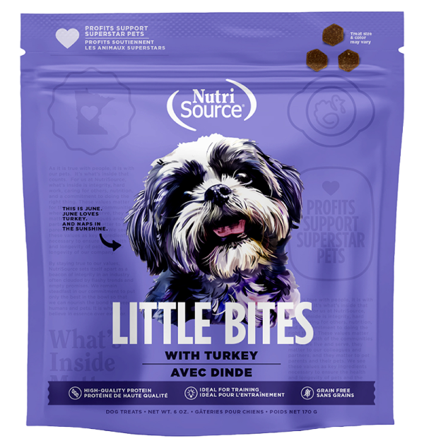 NutriSource Little Bites Grain Free Turkey Dog Treats Discount